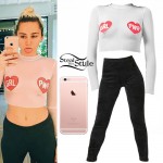 Miley Cyrus: Girl Power Mesh Long-Sleeve