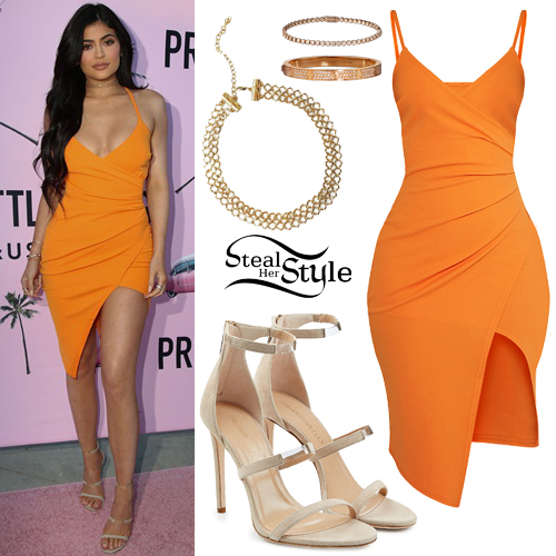 orange dress sandals