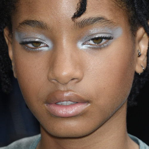 Willow Smith Makeup: Blue Eyeshadow & Clear Lip Gloss | Steal Her S...