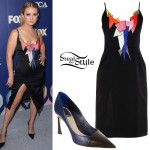Billie Lourd: Printed Adidas Tank & Shorts | Steal Her Style