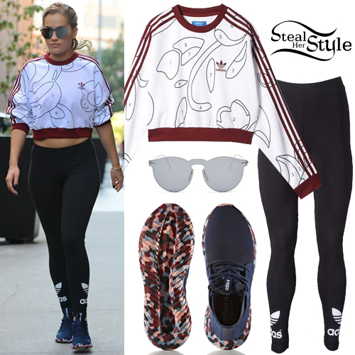 rita ora rocks a louis vuitton hoodie with black crop top and leggings as  she hits the gym in sydney, australia-101221_19