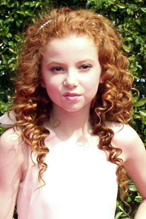 Francesca Capaldi Curly Ginger Headband Hairstyle  Steal 