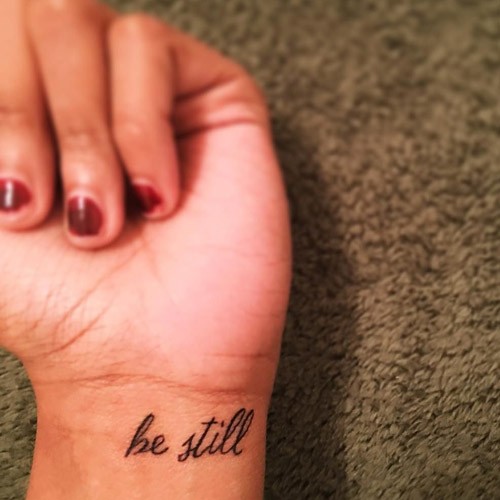 Ruth B Writing Wrist Tattoo | Steal Her Style