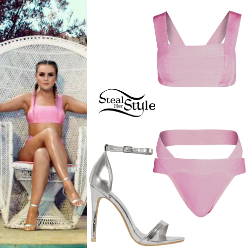 Perrie Edwards Shout Out To My Ex Video Outfits Steal Her Style