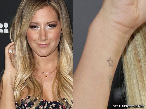 Ashley Tisdales Tattoo Revealed  Sorta Photo 217231  Ashley Tisdale  Pictures  Just Jared Jr