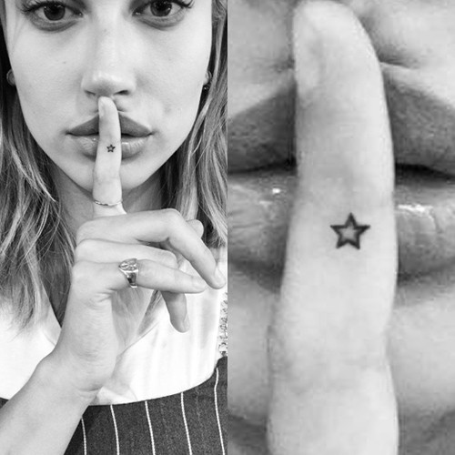 small stars and moon finger tattoos womenTikTok Search