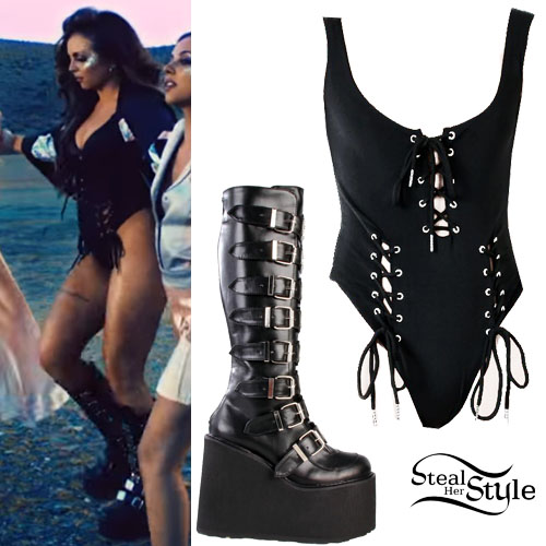 Jesy Nelson Shout Out To My Ex Video Outfits Steal Her Style