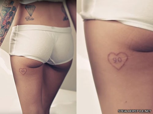 wire heart tattoo on thighTikTok Search