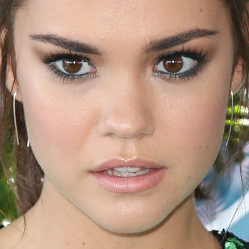 Maia Mitchell Makeup: Brown Eyeshadow, Gray Eyeshadow & Pink Lip Gloss ...