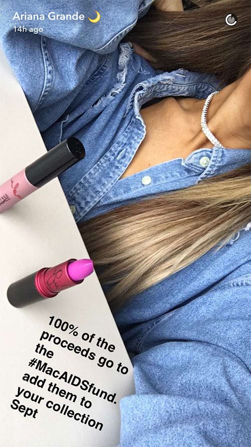 Ariana Grande Lip Gloss, Lipstick Photo Steal Her Style