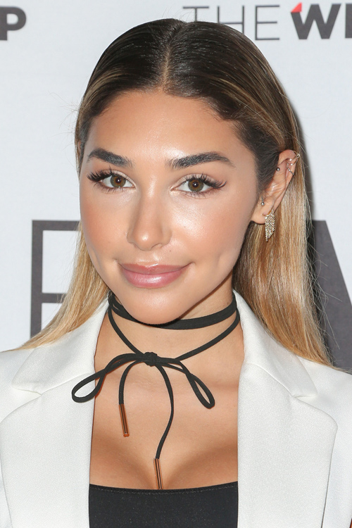 Chantel Jeffries Straight Dark Brown Ombré, Two-Tone Hairstyle | Steal ...