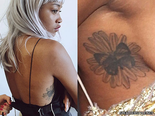 Keke Palmer Butterfly Flower Side Tattoo  Steal Her Style