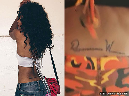 Keke Palmers Latest Tattoo Was Inspired By Her ExBoyfriend  Keke Palmer  Tattoo tattoos  Just Jared Jr