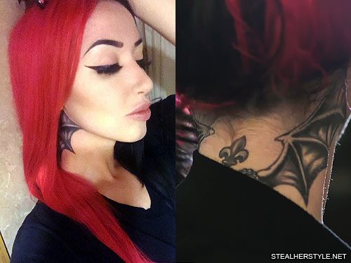 8 Celebrity Bat Tattoos Steal Her Style