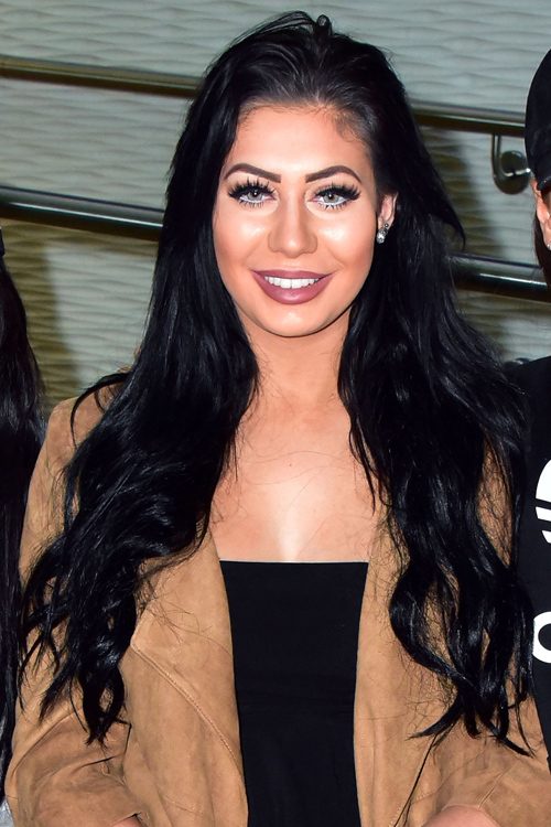 Chloe Ferry Wavy Black Long Layers, Loose Waves Hairstyle | Steal Her Style