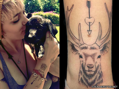 Geometric Deer Tattoo Forearm Tattoo for Men Half Sleeve  Etsy