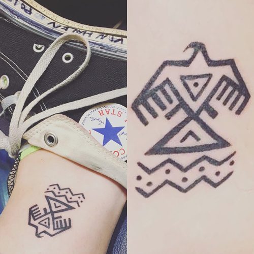 TATTOO // Small geometric tattoos / Symmetrical and simple // #gregklotz  #blackwork #blacktattoo #montrealtattoo #504 #geometrictattoo | Instagram