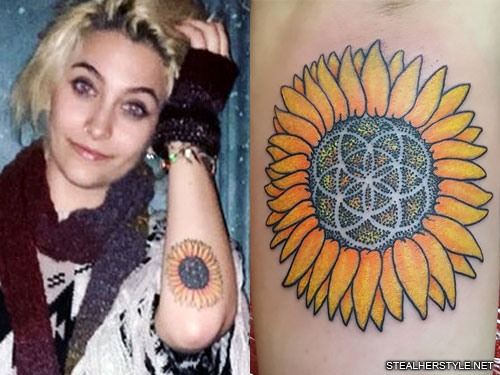 ornamental sunflower tattoo 39  KickAss Things