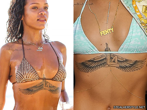 Rihanna's Tattoos: Everything To Know About All Her Ink On Her Body –  Hollywood Life