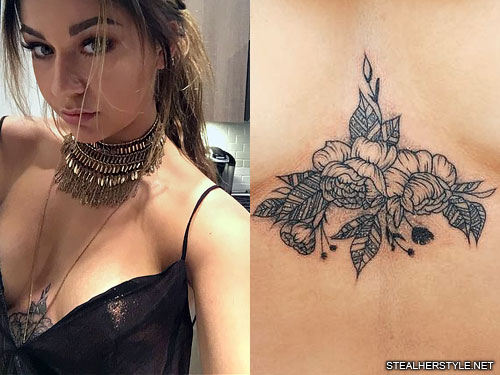 101 Best Floral Sternum Tattoo Ideas That Will Blow Your Mind  Outsons
