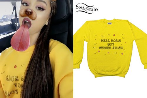 Ariana Grande: Pizza Rolls Sweatshirt