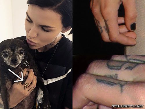 Rose finger tattoo | Ring finger tattoos, Finger tattoo for women, Cover up finger  tattoos