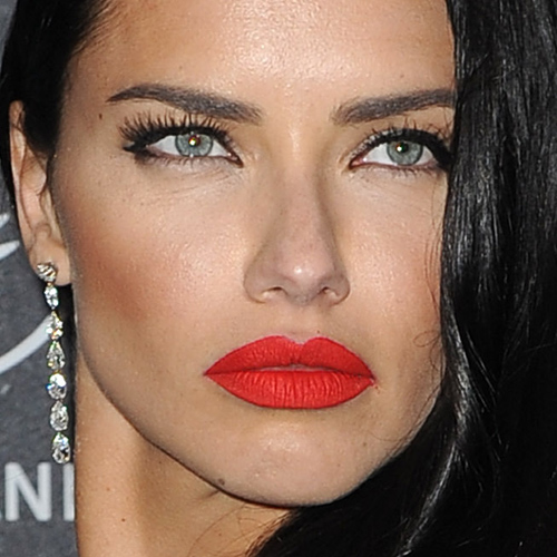 Adriana Lima Makeup Black Eyeshadow Silver Eyeshadow Pale Pink Adriana Lima Makeup Black Eyeshadow Silver Eyeshadow Pale Pink