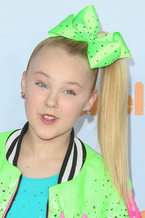 JoJo Siwa Straight Platinum Blonde Hair Bow, High Ponytail, Ponytail ...