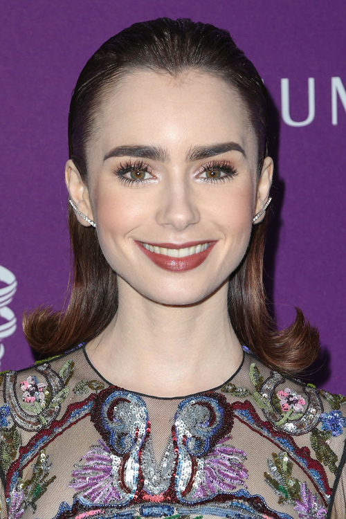 Lily Collins Hairstyles And Hair Colors Steal Her Style