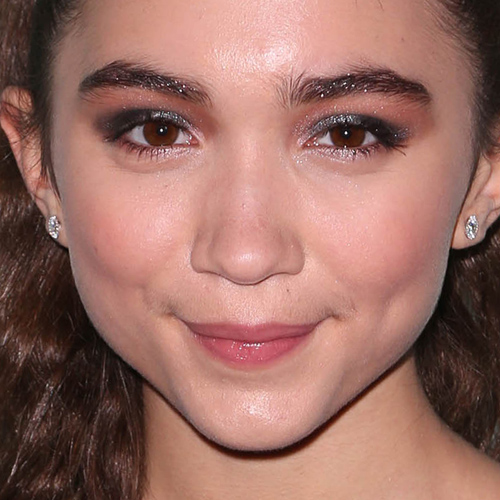 Rowan Blanchard Makeup: Black Eyeshadow, Gray Eyeshadow, Silver ...