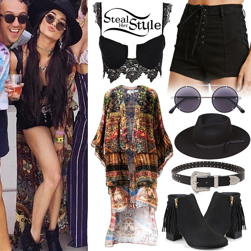 Vanessa Hudgens: Coachella Weekend 1 Outfits | Steal Her Style