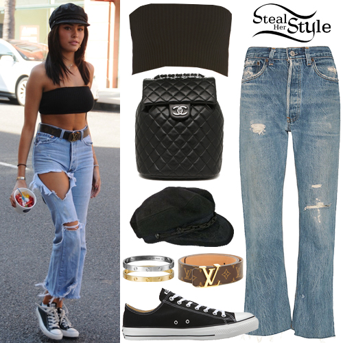 Madison Beer: Bandeau, Jeans Steal Her Style