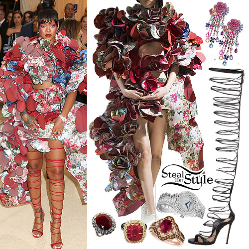 Advent gennemskueligt midtergang Rihanna: 2017 MET Gala Outfit | Steal Her Style