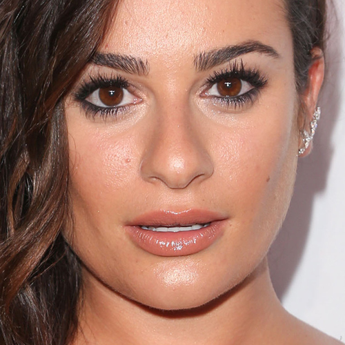 Lea Michele Makeup: Black Eyeshadow, Brown Eyeshadow, Silver Eyeshadow