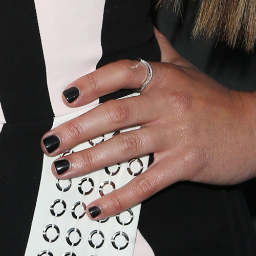 Lea Michele Black Nails Steal Her Style