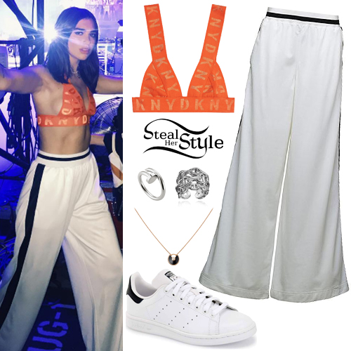 adidas dua lipa pants