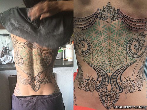 Henna tattoo on my lower arm  Picture of Henna Louaya Marrakech   Tripadvisor