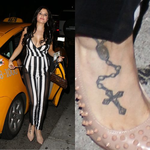 Carla Howe Rosary Foot Tattoo  Steal Her Style
