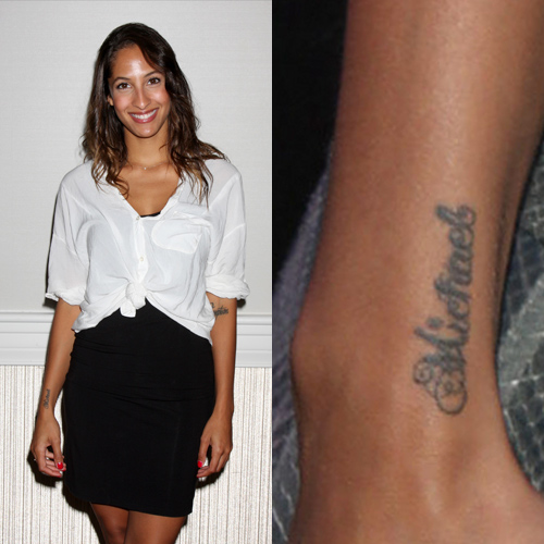 Christel Khalil Writing Wrist Tattoo | Steal Her Style