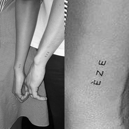 Julie Sariñana Writing Wrist Tattoo | Steal Her Style
