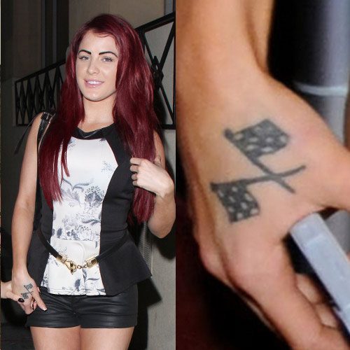 Celebrity Flag Tattoos Steal Her Style