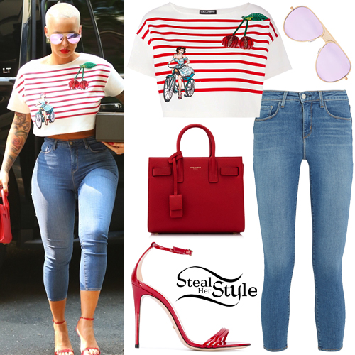 Amber Rose Clothes & Outfits | Steal Her Style