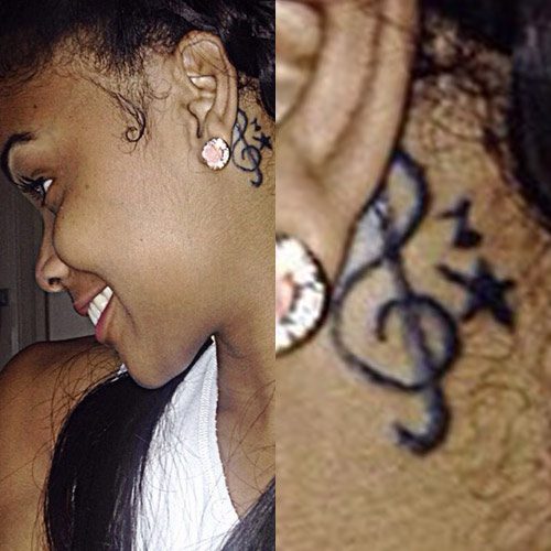 44 Celebrity Music Notes Tattoos | Steal Her Style
