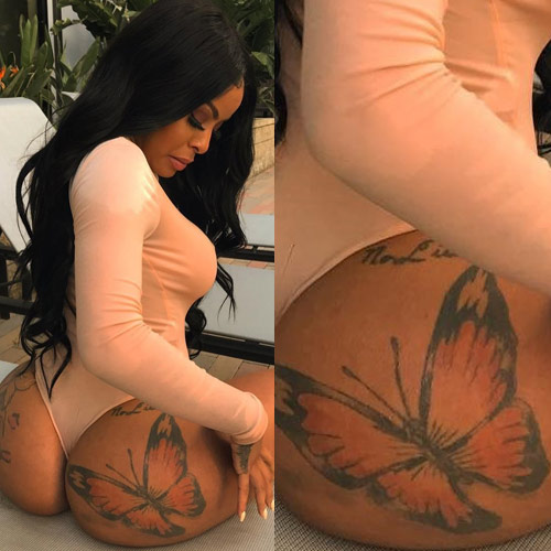 Butterfly Tattoos On Buttocks