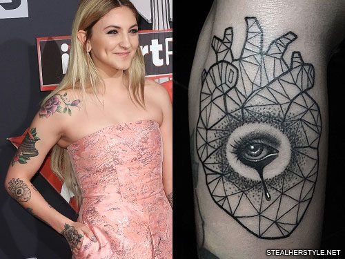 All of Julia Michaels tattoos and their meanings