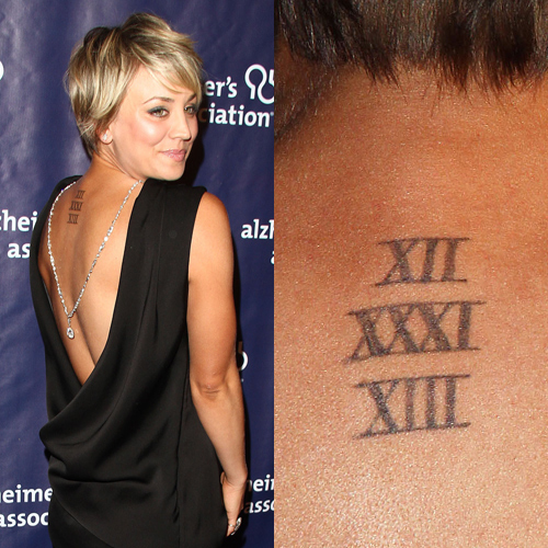Cuoco Tattoos Kaley Cuoco Gets Real Explaining The Significance Of Her