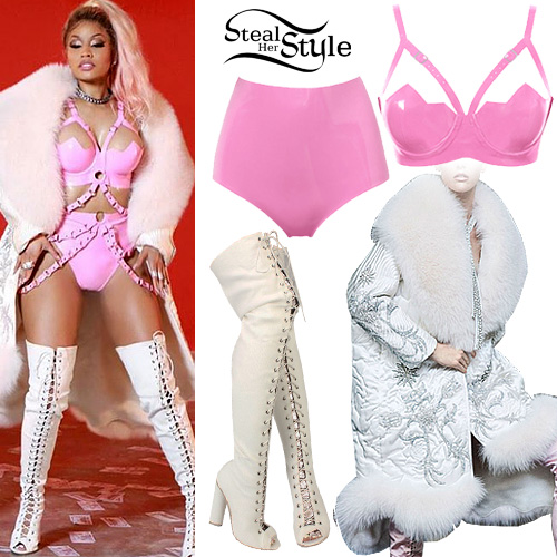 Nicki Minaj: Rake It Up Music Video Outfits