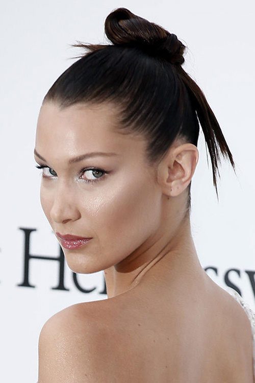 This is the product Bella Hadid uses to make her iconic hairstyle -  HIGHXTAR.