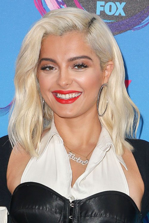 Bebe Rexha Wavy Bob, Choppy Layers Hairstyle  Steal Her Style