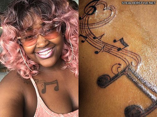 44 Celebrity Music Notes Tattoos | Steal Her Style